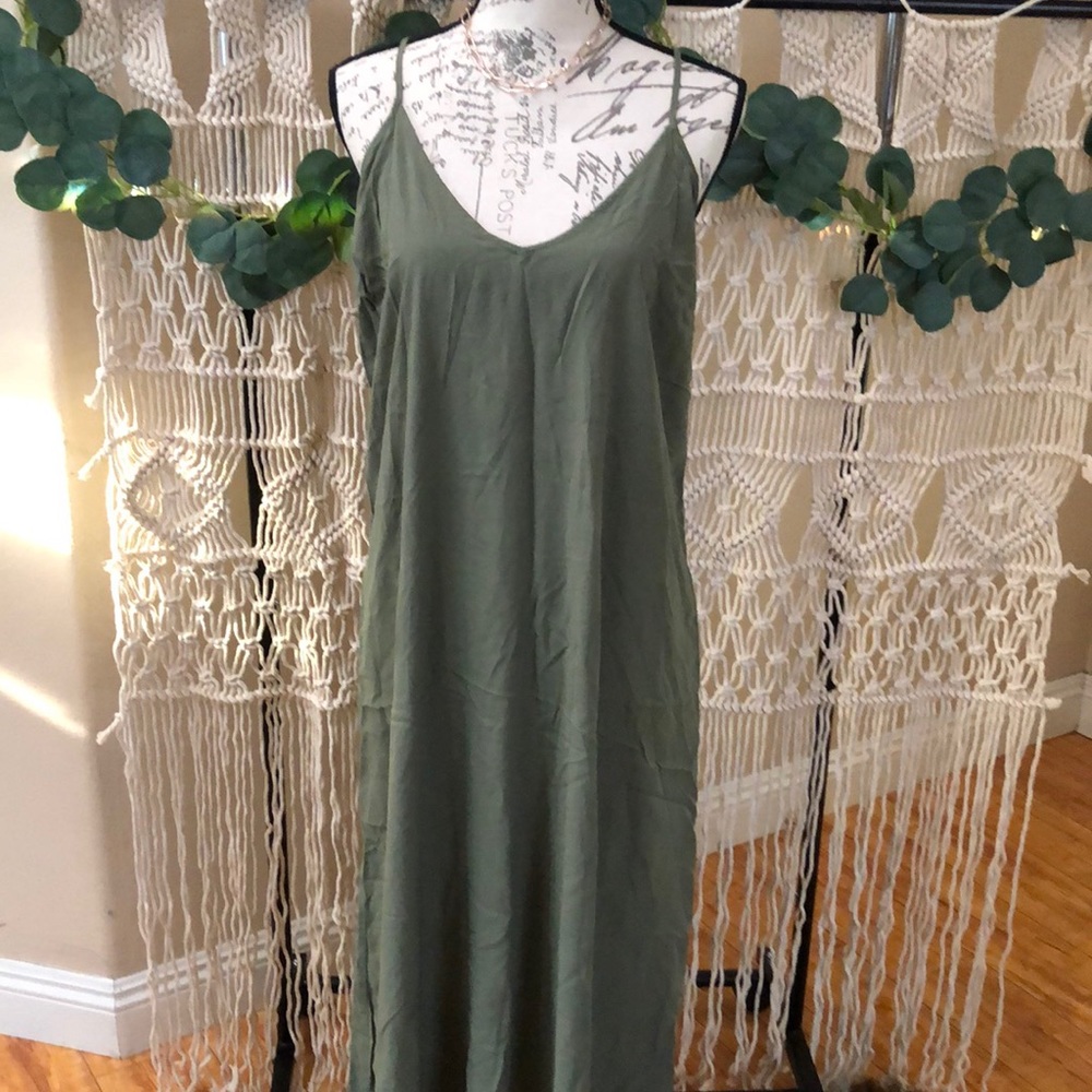 Old navy XL army green dress